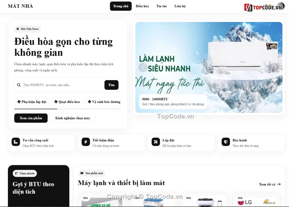 điều hòa,website bán điều hòa,bán